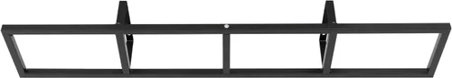 Miniatura 7 de Estante de almacenamiento de medios de 34 pulgadas para montaje en pared, organizador de CD y DVD, estante de metal, estante de almacenamiento
