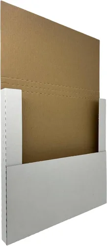 Miniatura 9 de Paquete de 200 sobres de cartón de 11 1/8 pulgadas x 8 5/8 pulgadas x 2 pulgadas, cajas de envío fáciles de plegar, tamaño carta ajustable en altura
