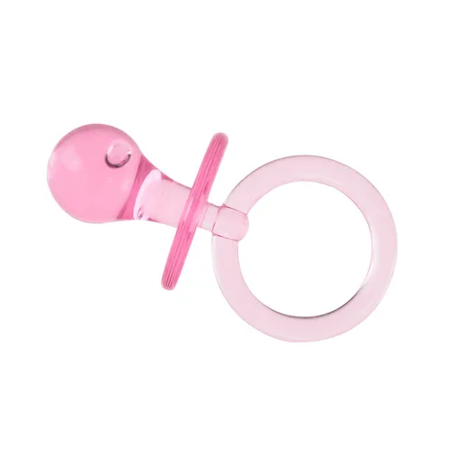 Miniatura 2 de Super Z Outlet Chupetes pequeños de plástico de vidrio acrílico para decoración de baby shower, dispersión de mesa, recuerdos de fiesta