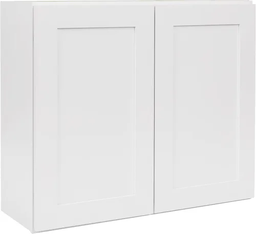 Miniatura 8 de Gabinete de pared shaker blanco - Listo para armar, perfecto para almacenamiento en cocina, lavandería y baño - 30,5 cm de ancho x 76,2 cm de alto x