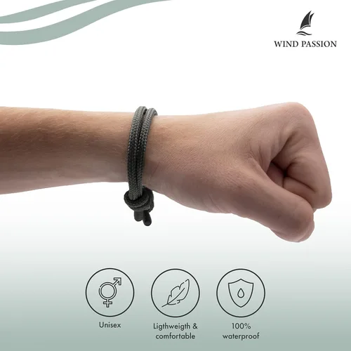 Miniatura 4 de Wind Passion Pulsera para hombre con cuerda mono con estilo náutico trenzado
