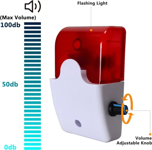 Miniatura 3 de Alarma de bomba de sumidero, detector de alto nivel de agua de 110 V, detección de fugas de agua con 110 dB e indicador LED, sensor de nivel de agua