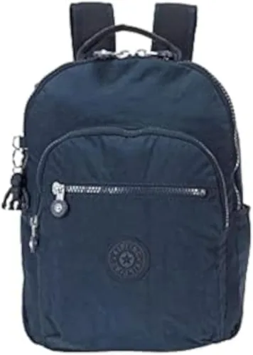 Miniatura 18 de Kipling Mochila pequeña Seoul para mujer, duradera, correas acolchadas para el hombro con funda para tableta, bolsa, Firma Emb, Mochila para tableta