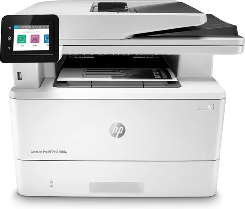HP LaserJet Pro MFP M428fdw Impresora inalámbrica monocromática todo en uno con Ethernet integrado e impresión de 2 caras, funciona con Alexa