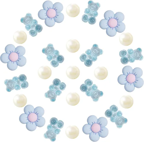 Miniatura 7 de Gummy Bears - Dijes para zapatos, cadena de oso, margarita, flores, decoración de zapatos para mujeres, niñas, niños, regalos de fiesta