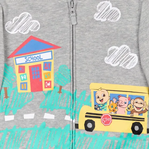 Miniatura 4 de CoComelon JJ - Sudadera con capucha de forro polar con cremallera y chip de sonido iTalk