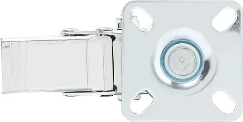 Miniatura 9 de 12 Ruedas de placa giratoria, poliuretano azul, 1,500 libras de capacidad, Azul