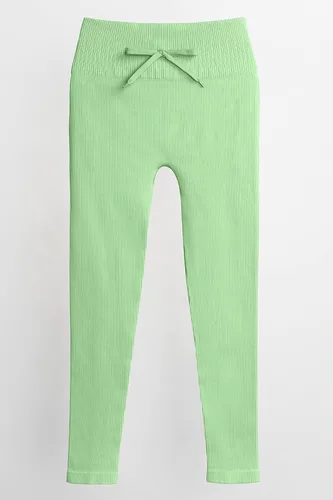 Miniatura 7 de QINSEN Conjuntos de entrenamiento sin costuras para mujer conjuntos de leggings de yoga de cintura alta acanalados de 2 piezas