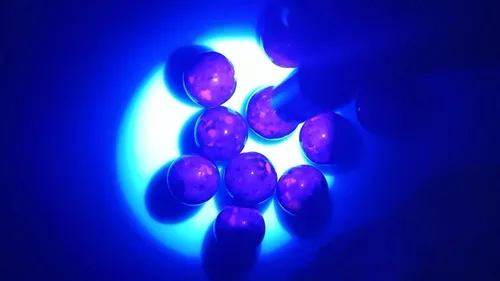 Miniatura 6 de Linterna UV Mini E2A 395nm, Luz Ultravioleta Recargable en Llavero, Luz Negra Profesional para Curación de Resina, Detector de Orina de Mascotas