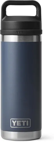 Miniatura 20 de YETI Rambler Botella de 18 oz, aislada al vacío, de acero inoxidable con tapa Chug, negro