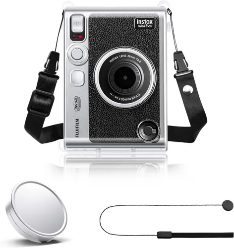 Miniatura 8 de Rieibi Accesorios para cámara instantánea Fujifilm Mini Evo, paquete de regalo de Navidad incluye mini funda transparente Evo y protector de pantalla