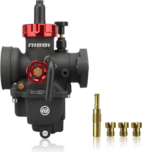Carburador NIBBI PE22mm, Compatible con motores de motocicleta de brida de 125cc 130cc 140cc, con jet piloto principal, compatible con Apollo RFZ125