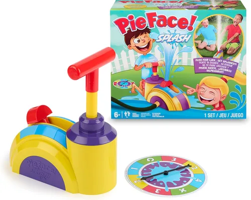 Miniatura 7 de Hasbro Pie Face Splash - Juego de rociadores de agua para niños, diversión de verano al aire libre - Juega con amigos y familiares