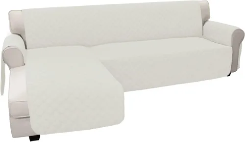 Miniatura 38 de Easy-Going - Fundas para sofá seccional en forma de "L" para perros, funda reversible para sofá, funda para chaise longue, protector de muebles
