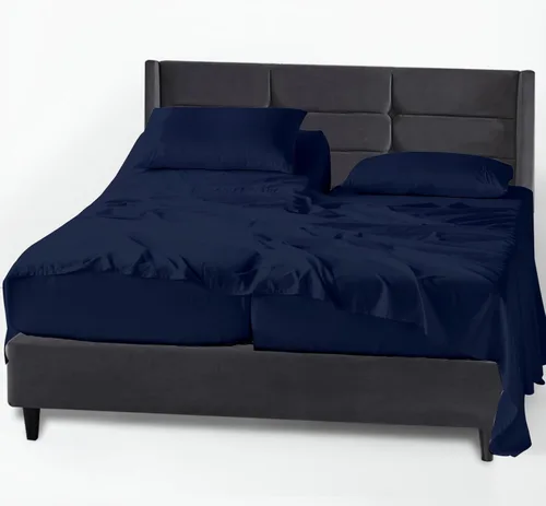 Miniatura 37 de Kotton Culture Juego de Sábanas de 4 Piezas Tamaño Twin - 1000 Hilos 100% Algodón Egipcio Ropa de Cama de Lujo Premium de Hotel - Tejido Satén Suave