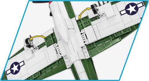 Miniatura 6 de COBI Colección Histórica WWII P-47 Thunderbolt™ & Tank Trailer Edición Ejecutiva