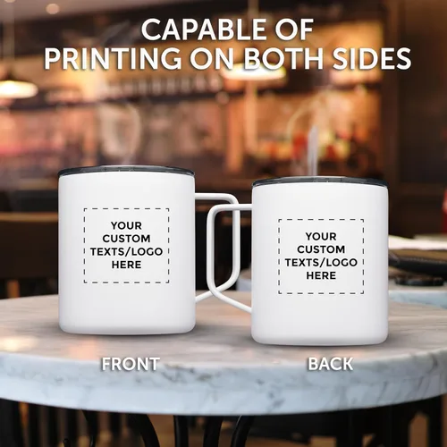 Miniatura 6 de Kenai - Tazas de viaje personalizadas con recubrimiento en polvo, 13.5 onzas, juego de 6, paquete personalizado a granel, doble pared, perfectas