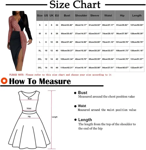 Miniatura 5 de Vestidos de otoño para mujer, casual, con bloques de color, cuello en V, sin botones, diadema, cremallera, ropa de vestir irregular, S-3XL