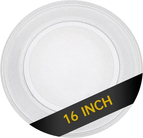 Miniatura 11 de Placa giratoria de vidrio para microondas de 13.5 pulgadas, bandeja de microondas de 13.5 pulgadas / 34.3cm, placa de vidrio de repuesto