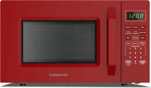 Miniatura 10 de Farberware - Horno microondas de encimera de 0.7 pies cúbicos – 700 vatios de potencia, configuraciones de cocción automática, descongelación, fácil