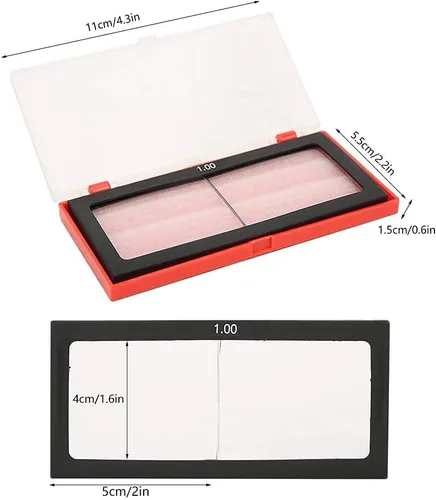 Miniatura 3 de Lente de aumento de soldadura Lente de protección ocular Accesorios de soldador 1.0/1.5/2.0/2.5/3.0 Dioptría lente para casco de soldadura (1.0)