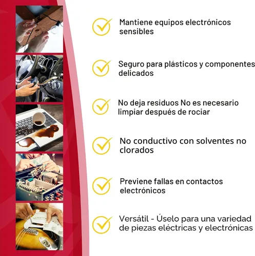 Miniatura 9 de CRC 5103, limpiador de electrónica de Secado rápido - 11 onzas