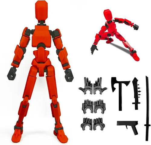 Miniatura 10 de DANONI Titan 13 figura de acción, Lucky Robot 13 figuras de acción, figura impresa en 3D, figura de acción de robot ficticio 13, figuras de acción 9