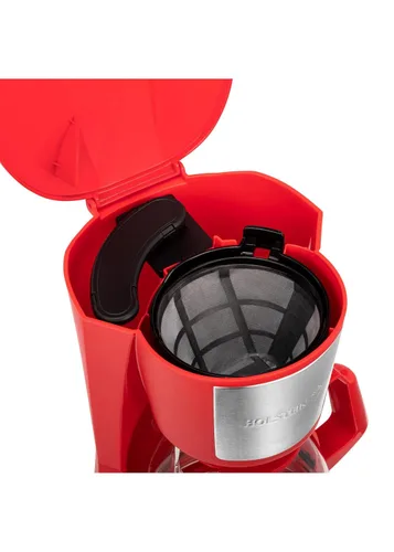 Miniatura 9 de Holstein Housewares Cafetera 2 en 1 de una sola porción, doble preparación, compatible con cápsulas K-Cup y café molido, filtro reutilizable
