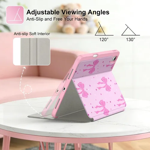 Miniatura 5 de Supveco Funda para iPad (A16) de 11ª generación de 11 pulgadas (2025), iPad de 10.9 pulgadas (2022) con soporte para lápiz, funda de alta calidad
