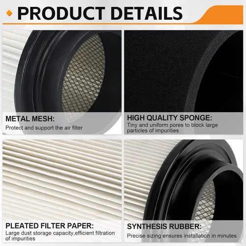 Miniatura 5 de 0452306 1253355 Reemplazo del filtro de aire para Polaris Phoenix 200 2005-2019 Trail Blazer 250 2001-2006 Sportsman 300 2008-2010 Sawtooth 200