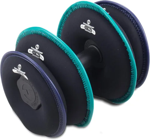 Miniatura 4 de Hyperwear SoftBell - Mancuernas ajustables individuales, placas de peso suaves para mano y 1 mango de fácil agarre para juego de mancuernas