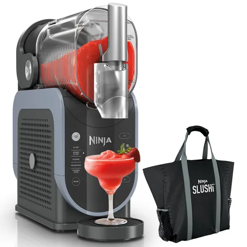 Miniatura 14 de Ninja FS300 SLUSHi - Máquina de bebidas congeladas y granizados de 72 onzas (renovado) con bolsa de viaje Ninja SLUSHi, color negro