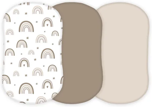 Miniatura 17 de Sábanas de moisés de muselina para Maxi COSI Iora, Delta Children, Graco, Munchkin Brica, 4moms MamaRoo, Chicco LullaGlide por TansyPanda, 3 piezas