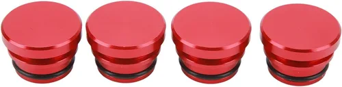 Paquete de 4 fundas para encendedor de cigarrillos, aleación de aluminio, universal, impermeable, cubierta para encendedor de cigarrillos para toma