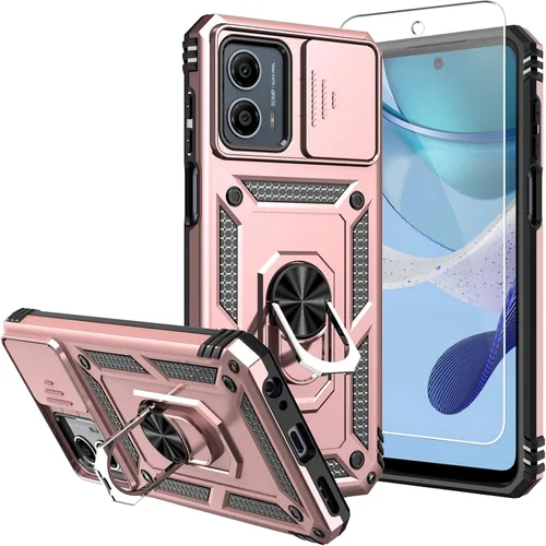 Miniatura 7 de Funda para Moto G 5G 2023, [No para la versión 2022] con protectores de pantalla y cubierta de cámara, [Grado militar] cubierta probada contra