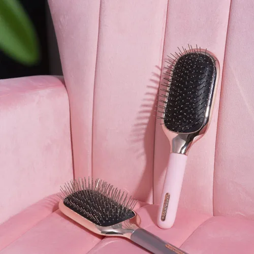 Miniatura 7 de Melbang Cepillo de pelo para cabello grueso, rizado, fino, largo, corto, húmedo o seco, añade brillo y hace que el cabello sea suave, peine cepillo