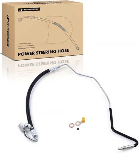 A-Premium Conjunto de línea de manguera de presión de dirección asistida compatible con Infiniti G25 2011-2012, G35 2007-2008, G37 2008-2013, Q60