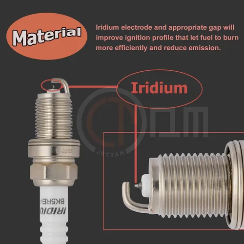 Miniatura 3 de Bujías de repuesto automotriz, 6 piezas que reemplazan a BKR5EIX-11 5464 bujías de iridio compatibles con 96-04 RL SLX TL 3.2L 3.5L V6, 98-05 C240
