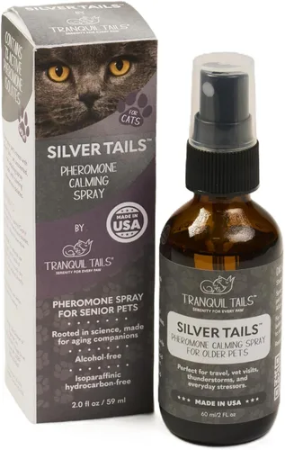 Spray calmante de feromonas Silver Tails para gatos