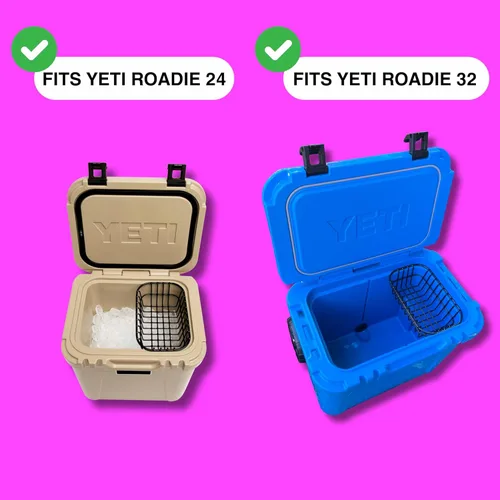 Miniatura 2 de Above Sea Level Cesta hielera para YETI Roadie 24 y YETI Roadie 32 – Bandeja de alambre seco para cofres de hielo YETI Roadie – Compatible