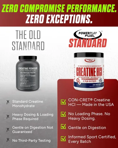 Miniatura 2 de CREATINE HCl en polvo para hombres y mujeres, fuerza muscular, rendimiento cerebral, salud cardíaca y apoyo inmunológico, sabor agrio crudo, 90