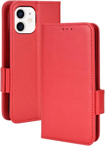 Miniatura 11 de Funda de cuero para iPhone 11 de 6.1 pulgadas, funda de cuero con 3 ranuras para tarjetas de crédito, función atril con tapa para iPhone 11 de 6.1