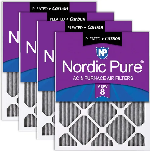 Miniatura 39 de Nordic Pure Filtros de aire para horno MERV 6 de 18 x 25 x 1 pulgadas (tamaño real: 17 1/2 x 24 1/2 x 3/4), color verde poliéster MERV 6, reduce
