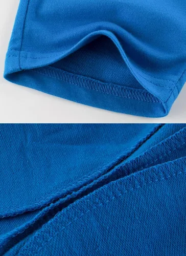 Miniatura 7 de GFQLONG Paquete de 3 pantalones cortos deportivos de algodón para niños pequeños, pantalones cortos de verano para niños pequeños