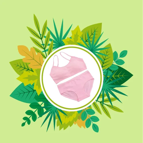 Miniatura 5 de Conjunto de ropa interior para niñas, sujetadores de entrenamiento para niñas con brasier de entrenamiento para niñas hipster, conjunto de bralette