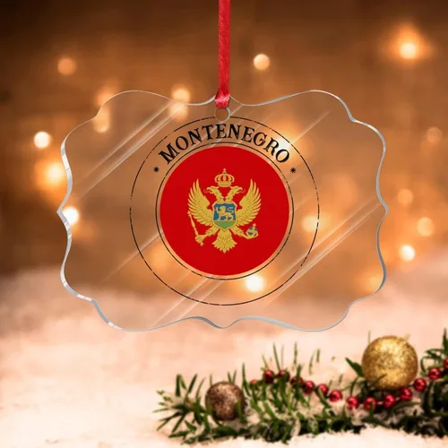 Miniatura 18 de Adornos de Navidad de Malasia, bandera de Malasia, adornos acrílicos, colgante para árbol de Navidad, bandera nacional, recuerdo del país