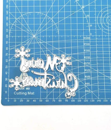 Miniatura 3 de Plantillas de plantillas de metal con troqueles de copo de nieve, plantillas de plantillas para álbumes de recortes y manualidades de bricolaje