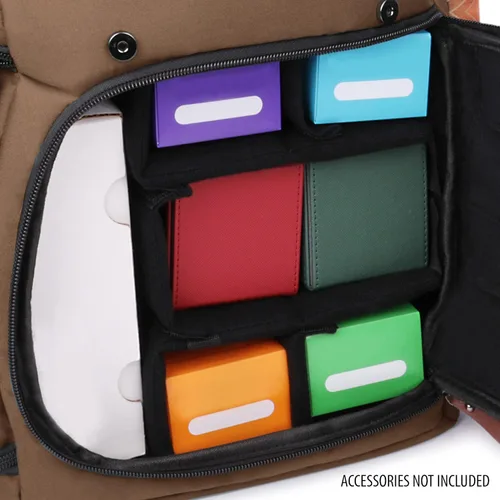 Miniatura 6 de ENHANCE Edición de Diseñador TCG Mochila - Bolsa de Cubierta MTG, Encuadernador de Tarjetas, Caja de Cubierta TCG, Soporte para Alfombrilla de Juego