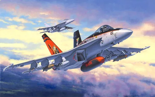 Miniatura 3 de Revell 03997 F/A-18E Super Hornet - Kit para modelismo