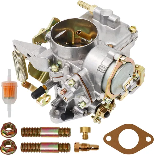 Carburador 34 Pict-3 para VW Beetles Super Beetles 1971-1979 Doble Puerto 1600cc Motor Refrigerado por Aire Tipo 12V Estrangulador Eléctrico